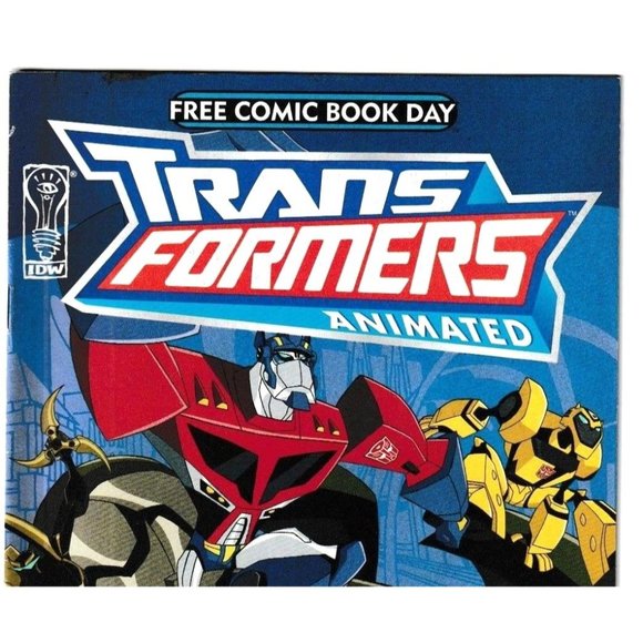Free Comic Book Day Transformers Animated IDW Cartoon Network Comic Book - Picture 3 of 6